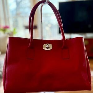Furla TurnLock Bag in Cherry Red 🍒